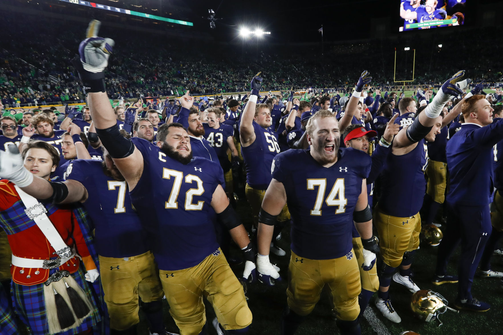 Notre Dame (minus 1) at Michigan